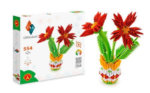 Origami 3D Creative Set - Flowers 8+