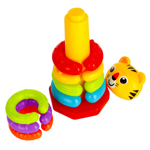 Bam Bam Pyramid Toy Tiger 6m+