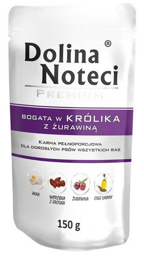 Dolina Noteci Premium Wet Dog Food with Rabbit & Cranberry 150g