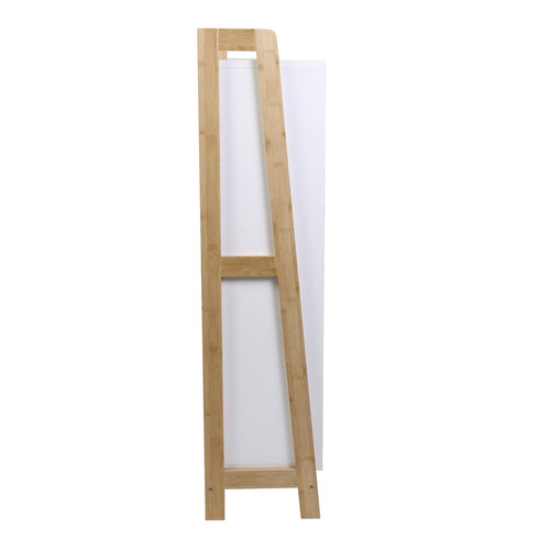Shoe Cabinet Copenhagen, white/natural