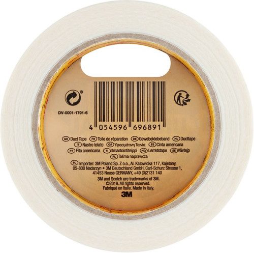 Scotch Universal Duct Tape 25 m x 48 mm, white