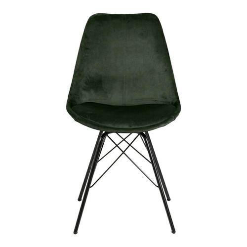 Chair Eris, velvet, green