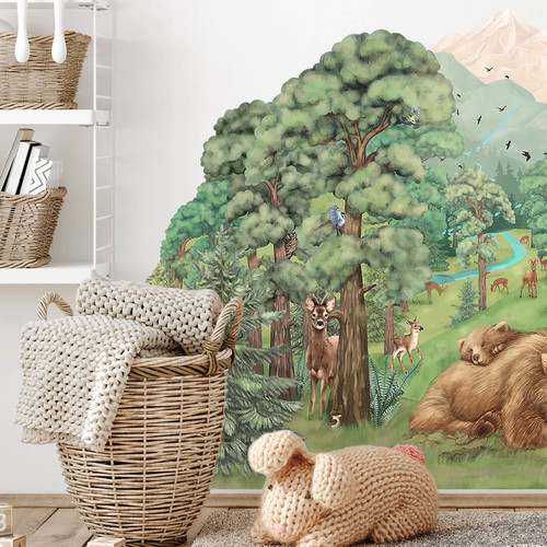 Wall Sticker 144x80cm - Forest