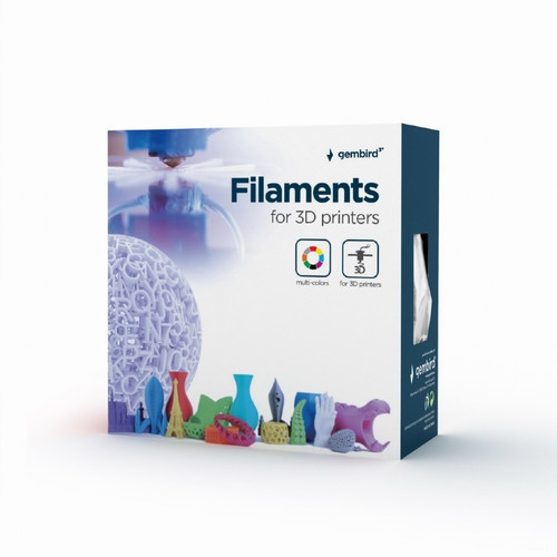 Gembird 3D Printer Filament PLA/1.75mm/fluorescent red