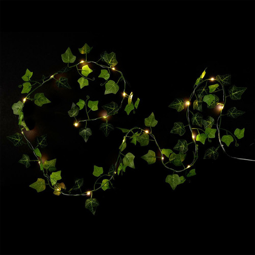 Artificial Garland with LED Lights 200cm