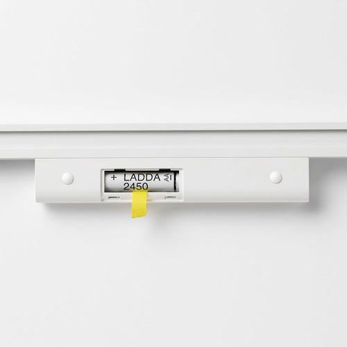 STÖTTA LED light strip, battery-operated, white, 52 cm