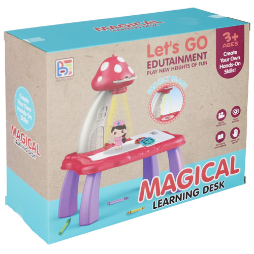 Magical Learning Desk for Drawing with Projector 3+