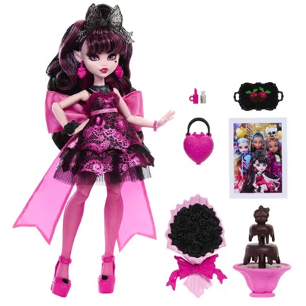 Monster High® Monster Ball™ Draculaura™ Doll HNF68 4+