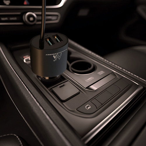 Maclean Car Charger 1.8m Lightning MCE76