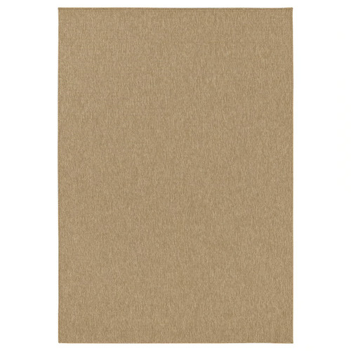 LÄTTBETONG Rug flatwoven, in/outdoor, beige/light brown, 160x230 cm