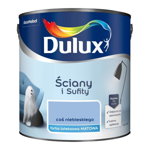 Dulux Walls & Ceilings Matt Latex Paint 2.5l something blue