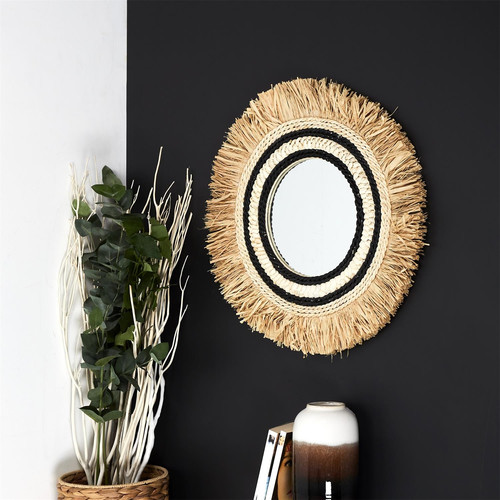 Mirror Kaya boho, natural