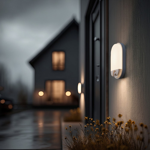 MacLean LED Lamp with Motion Sensor IP54 15W 340 W, indoor/outdoor