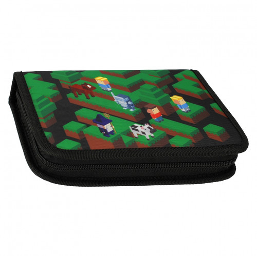 Pencil Case with School Accessories Pixel Game 1pc