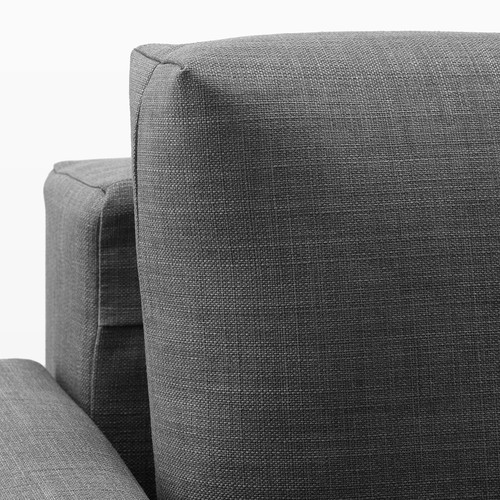 FRIHETEN Three-seat sofa-bed, Skiftebo dark grey
