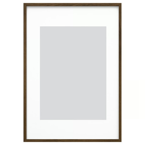 RÖDALM Frame, walnut effect, 70x100 cm