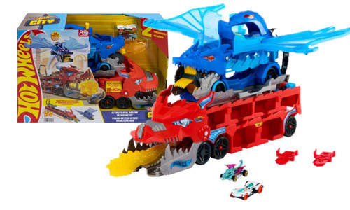 Hot Wheels Dragon Hauler Playset JBM72 3+
