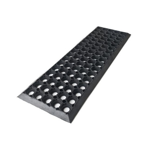 Colours Anti-slip Stairs Cover 25 x 75 cm, black