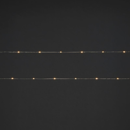 LED Lighting Chain 20 LED, indoor, copper, warm white