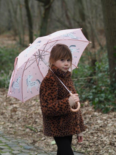 Kidzroom Umbrella Cat & Hearts Green