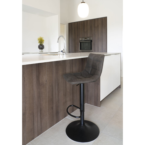 Adjustable Bar Stool Middelfart, dark grey/black