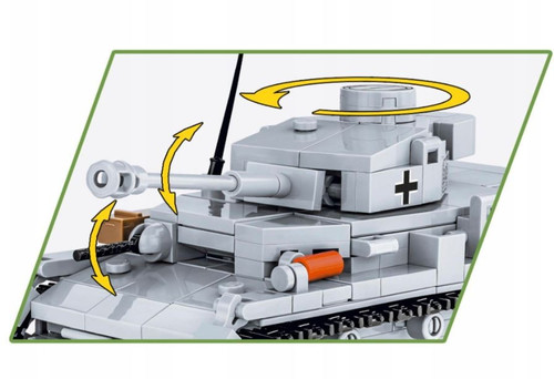 COBI Blocks Panzer IV Ausf.G 390pcs 7+
