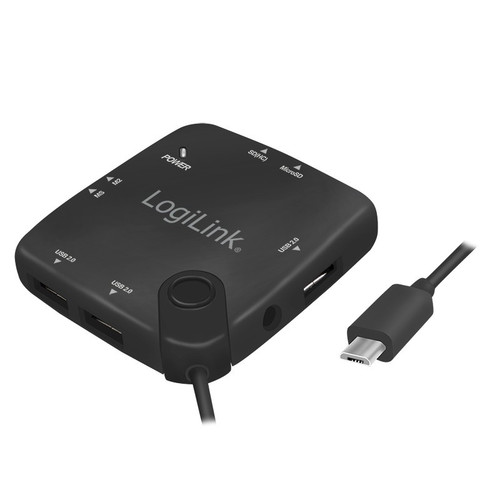 LogiLink Micro-USB OTG Multifunction Hub and Card Reader