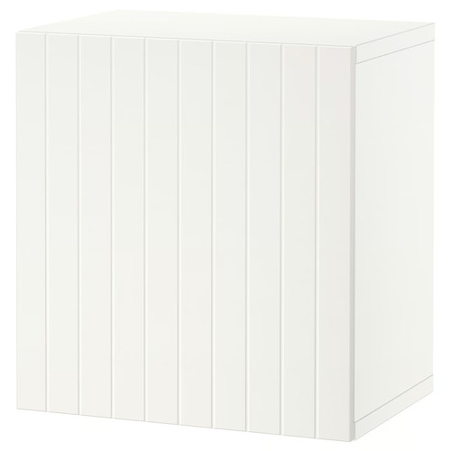 BESTÅ Shelf unit with door, white, Sutterviken white, 60x42x64 cm