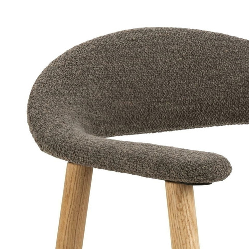 Dining Chair Addi, brown/oak