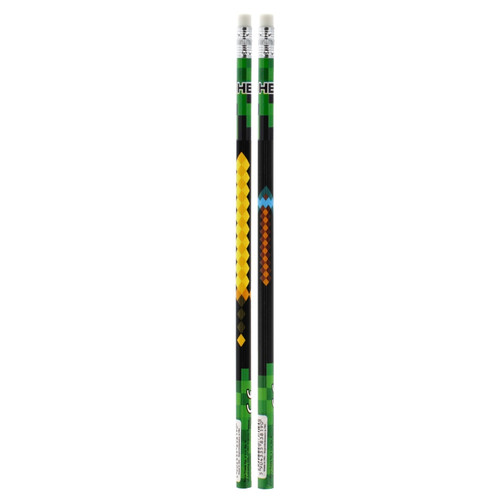 Starpak Pencil with Eraser Pixel Game 48pcs