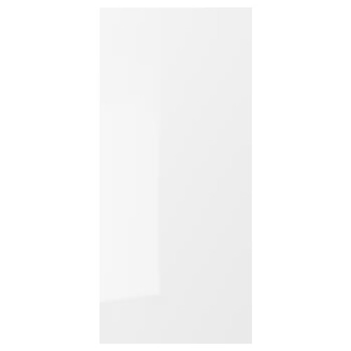 FÖRBÄTTRA Cover panel, high-gloss white, 39x86 cm