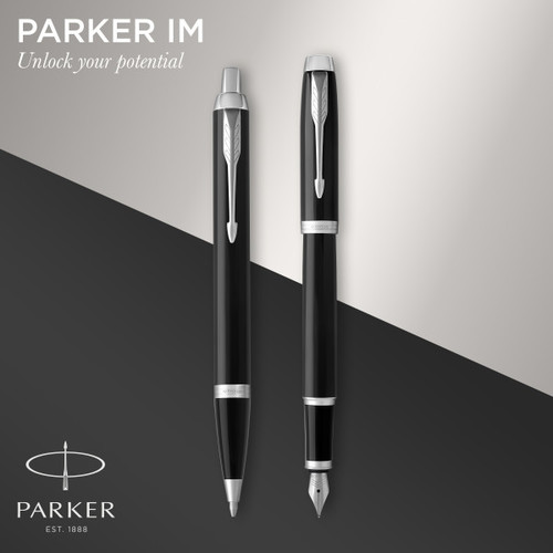 Parker Gift Set IM Black CT - Fountain Pen & Ballpoint Pen