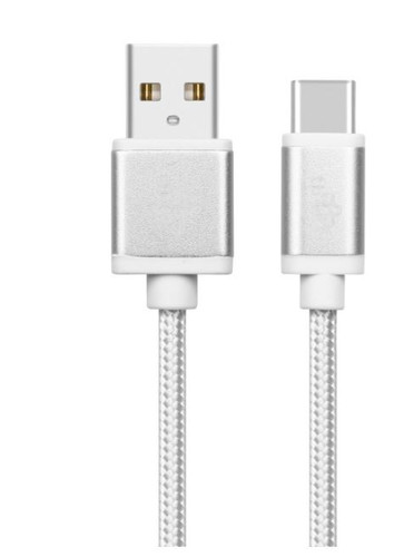 TB Cable USB - USB C Cable 2m, silver