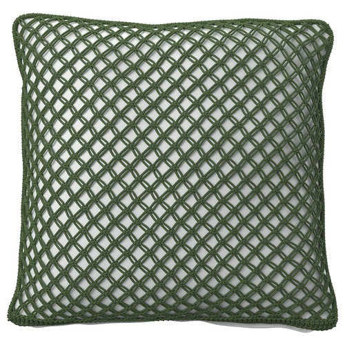 TOFTÖ Cushion cover, dark grey-green outdoor/indoor , 50x50 cm