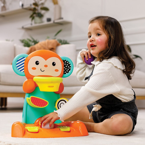 Infantino Shoot 'N Score Happy Hoops Monkey 12m+