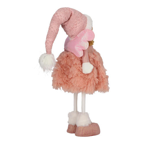 Decorative Figure Angel Christmas LED 69cm, pink