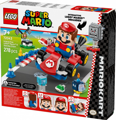LEGO Super Mario Mario Kart - Interactive LEGO Mario and Standard Kart 7+
