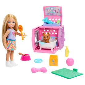 Barbie Chelsea Puppy Carrier Playset JDF89 3+