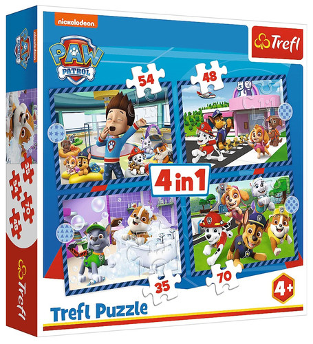 Trefl Children's Puzzle Paw Patrol 4in1 4+