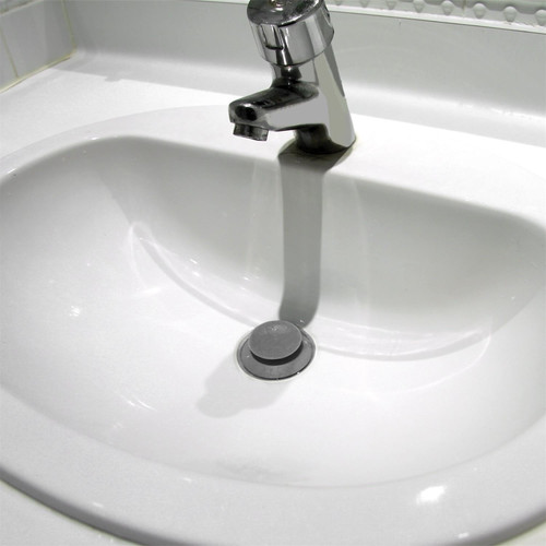 Flexible Sink and Basin Plug, white
