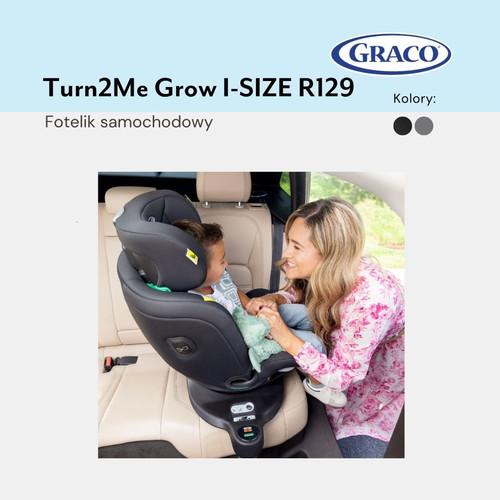 Graco Turn2Me Grow i-Size R129 Car Seat Iron
