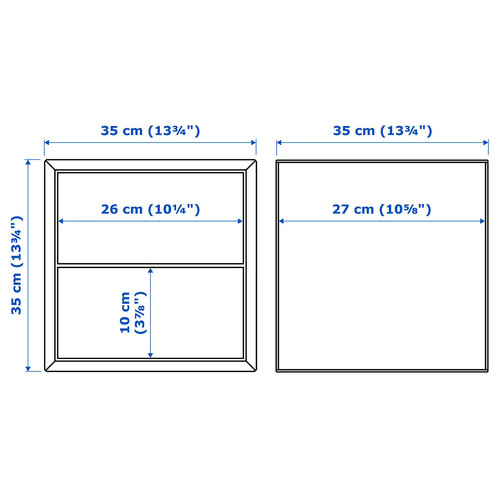 EKET Wall-mounted cabinet combination, dark gray, 175x35x70 cm