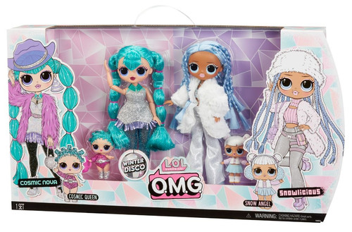 L.O.L. Surprise Dolls Set Winter Disco OMG Cosmic Nova & Snowlicious 3+