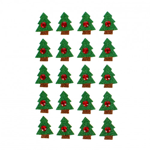 Craft Christmas Stickers Christmas Tree 20pcs