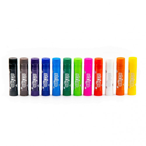 Strigo Gel Crayons 12 Colours