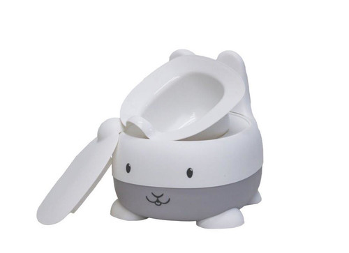 Bo Jungle B-Potty Bunny, grey-white