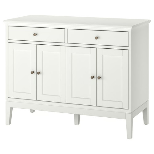 IDANÄS Sideboard, white, 124x50x95 cm