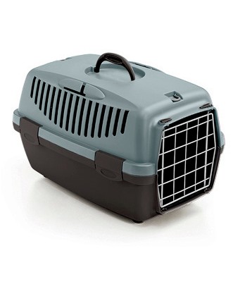 Stefanplast Pet Carrier Gulliver 1, with metal door, grey