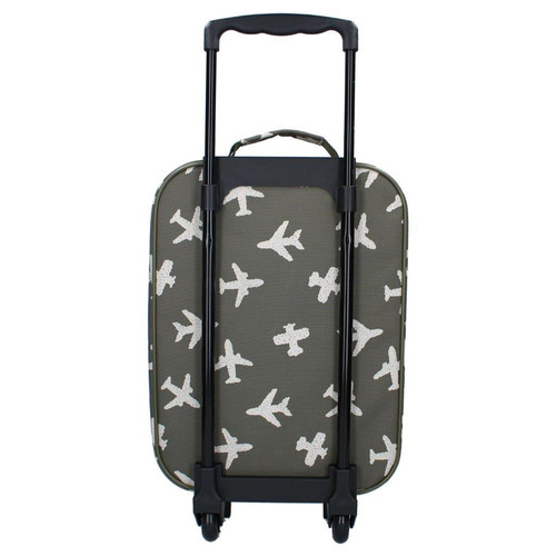 Kidzroom Trolley Suitcase Current Legend Aeroplane, khaki