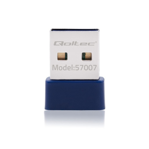 Qoltec Mini Adapter Wi-Fi, BT 4.0
